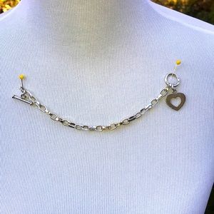 Silver heart bracelet